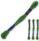 3 Docken Stickgarn je ca. 8m / Sticktwist 100% Baumwolle Stickerei verschiedene Farbwahl, Farbe :6662 mittelgrün