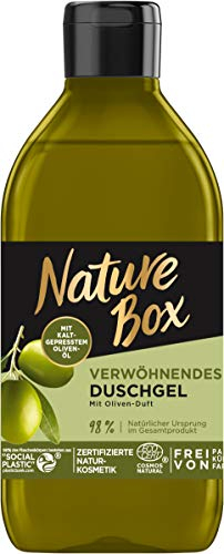 Nature Box Verwöhnendes Duschgel mit Oliven-Duft, 250 ml