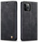 QLTYPRI Compatible with iPhone 12 Pro Max, Vintage PU Leather Wallet Case Card Slot Kickstand Magnetic Closure Shockproof Flip Folio Book Case Compatible with iPhone 12 Pro Max - Black