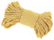 PandaHall Golden Entangled Cord Trim, 27 Yards 6mm Verwickelter Seiltrimmfaden Für Heimwerker, Kunsthandwerk, Schulprojekte, Hauptdekore, Vorhang Raffhalter, Ehrenschnur, Polster
