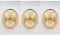 3 Stück Lampenschirm goldfarben E14 LED geeignet Lampenschirm Castello Ersatzglas goldfarbig Ersatzgläser für Lampen Hängelampe Lampenschirme aus Glas Art Deco Lampenglas (3Stk. Castello goldfarbig)