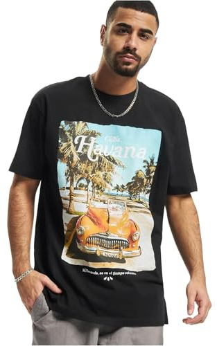 Mister Tee Herren Tropical Oversize Tee