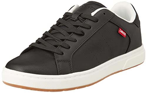 LEVI'S Herren Piper Sneakers, Black, 42 EU