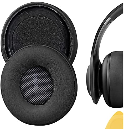 Geekria QuickFit Replacement Ear Pads for JBL Everest Elite 300, V300NXT Headphones Ear Cushions, Repair Parts (Black)