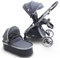 Nebula, by Venture Pram Travel System, Foldable Pushchair, Reversible seat, Carrycot, and adapters (Metro Grey)