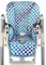BAMBINIWELT Ersatzbezug Sitzkissen Bezug kompatibel mit Peg Perego Prima Pappa-Diner (türkise Punkte)