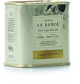 Finca La Barca aceite de oliva virgen extra reserva familiar lata 100ml.