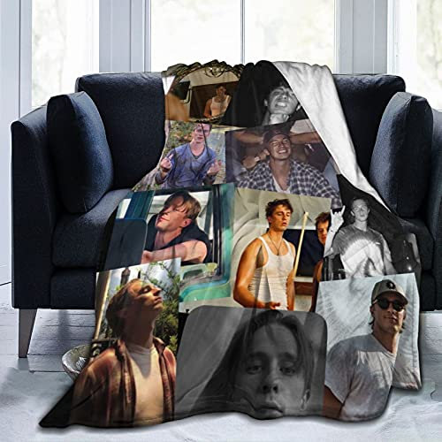 YINGD Drew Starkey bedruckte Flanelldecke, ultraweiche Überwurfdecke, bequem und warm, Bettdecke für Camping, Sofa, Schlafzimmer, Dekoration, 203,2 x 152,4 cm
