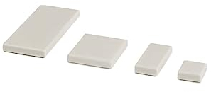 Q-Bricks Klemmbausteine Fliesen | 4 Formate: 1x1(250 STK.),1x2 (250 STK.), 2x2 (250 STK.) und 2x4 (250 STK.) Noppen | Farbe: Reinweiss | 100% kompatibel