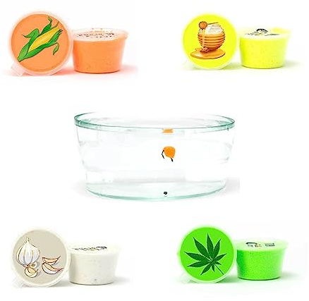 Schwimmender fluoreszierender Teig Fischköder Angelteig Angelfutter | Lockfutter Angeln Eiweißteig Cannabis + Mais + Honig + Knoblauch