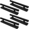 LYCXAMES Tiradores Armarios 4 Piezas, Tiradores Cajones de Acero Inoxidable, Tiradore Cocina 128mm, Manija Autoadhesiva para Muebles Puerta y Ventana Baños, Negro