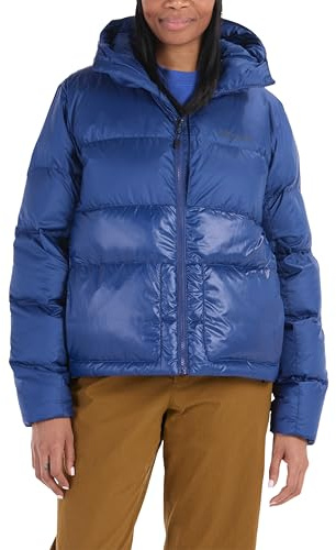 Marmot Damen Guides Down Hoody, Leichte Daunenjacke, warme Winterjacke, wasserabweisende Steppjacke, winddichte Funktionsjacke, klein packbare Outdoorjacke mit Kapuze