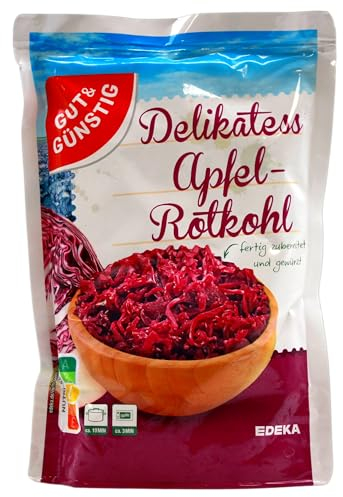 Gut & Günstig Delikatess Apfelrotkohl, 24er Pack (24 x 400g)