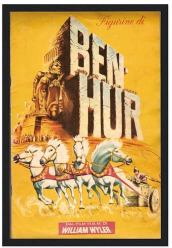 karn Ben Hur Filmposter, ästhetisch, gerahmt, Leinwand, Poster, Raumdekoration, Wandkunst, Poster, Dekoration, 40 x 60 cm