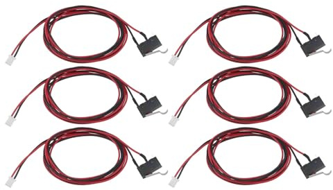 ECSiNG 6 x Mikro-Endschalter, Momentaner Endschalter, Touch-Mikro-Endschalter, Schnappschalter, kompatibel mit Genmitsu 3020-PRO MAX CNC-Maschine