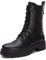 REFRESH 171977, Anfibi Donna, Nero, 36 EU