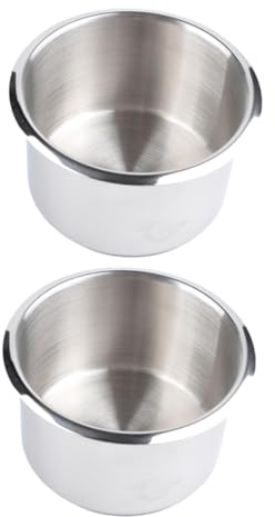 BUGUUYO 2pièces Porte-gobelet Inoxydable pour RV Et Bateau Support Recessé pour Boissons Accessoire Pratique