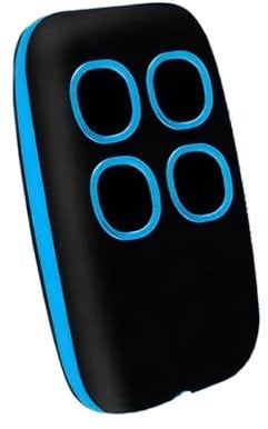 Ailan Long-range Rolling Code Gate Remote Control Easy To Install Garage Door Remote Control Remote Control Garage Clone 433, blue