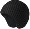 Irzaki Bonnet d'hiver chaud avec cache-oreilles pour hommes et femmes Casquettes tricotées thermiques, Noir , taille unique