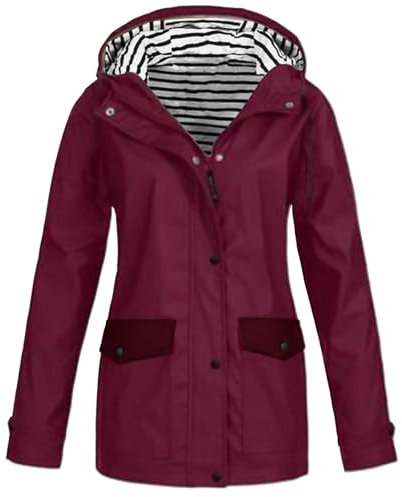 Cocila Angebote Des Tages Heute Blitzangebote Mantel Damen Winter Elegant Damen Parka Winter Wasserdichte Trenchcoat Winterjacke Mädchen 146/152 Wintermantel Damen Rot Damen Große Größen Sale