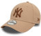 New Era New York Yankees Baseball Cap Kinder Junge Mädchen Metallic Logo NY verstellbare Kappe beige - Child