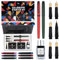 Wordsworth and Black Calligraphy Pen Set-Green-Includes 2 Calligraphy Pens,18 ML Ink Bottle,60 Ink Cartridges,Ink Refill Converter,1 Medium and 4 Broad Nibs,Brush Pen-Calligraphy Kit for Beginners