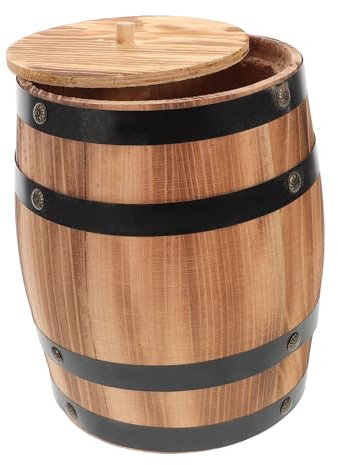 UKCOCO Porte-ustensiles Vintage Bois Organisateur Pour Couverts Rangement Comptoir De Cuisine Support Pour Fourchette Et Cuillère