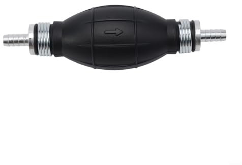 8mm Fuel Hand Pump Bulb with Non Return Valve Ideal for Priming Diesel Engines in Cars and Boats