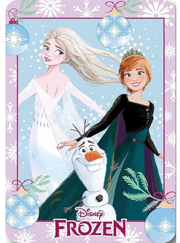 anemone Fleecedecke Die Eiskönigin (Frozen), offiziell, 100 x 140 cm – 100 % Mikrofaser, weich und warm (B)