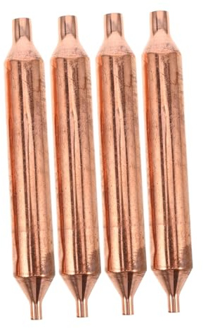 Filtre Frigo Déshydrateur en Cuivre 4pcs, Accessoire de Réfrigération | Filtre Déshydrateur Réfrigérateur, Filtre de Remplacement pour Congélateur, Système