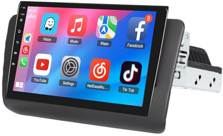 9 Android Auto GPS Radio Navigator Navigation Carplay Head Unit Fit for Audi A1 8X 8X1 8XK 8XF 2010-2018;OEM: 8XA035193A 8X0857273B mit BT FM USB RDS TPMS SWC DAB Pip Mirror Link