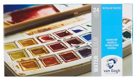 Van Gogh aquarel 24 napjes met accessoires