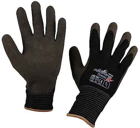 Kerbl 297582 PowerGrab Thermo Winterhandschuh W, Latex mit 2-lagig Acrylfutter, Größe: 8
