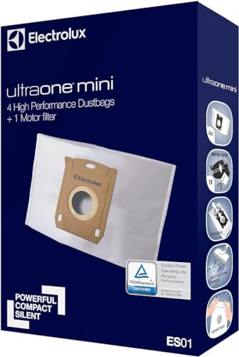 Electrolux ES01 - Bolsa aspirador Ultraone Mini (4 bolsas + 1 filtro de motor)
