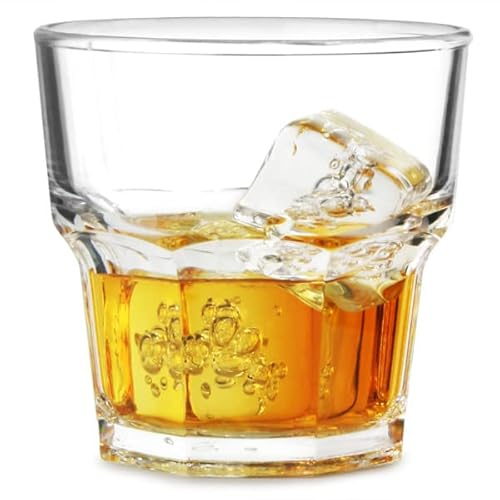Elite Remedy Polycarbonate Rocks Tumblers 7oz / 200ml - Set of 4 | Plastic Reusable Tumblers, Virtually Unbreakable Polycarbonate Plastic - Ideal for Parties, Outdoors & Event Catering