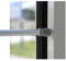 BEAUTEX Klemmstange ausdrehbar mit Saugknopf für Fenster Gardine Länge wählbar, 80-120 cm Silber (2 Stück)