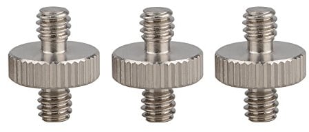 CAMVATE 1/4 Stecker auf 1/4 Stecker zweigeteilter Schraube Adapter (3 Stück)