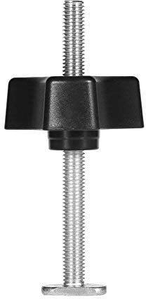 DEWIN T Track Clamp, Morsetti T-Track per Legno T Track Morsetto Metallo Chiusura Rapida Set T-Track Morsetti di Fissaggio per la Lavorazione del Legno(Vite a T + Solo Dado a Manopola)