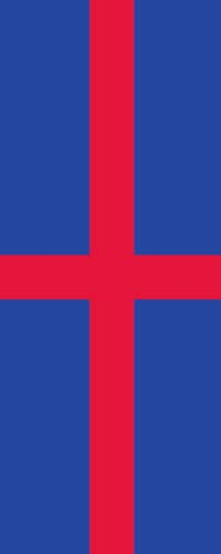 flaggenmeer® Flaggenbanner Oldenburger Land 110 g/m² ca. 200 x 80 cm ohne Bannereinrichtung