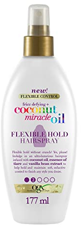 OGX Coconut Miracle Oil Hairspray Flexible Hold 177 ml