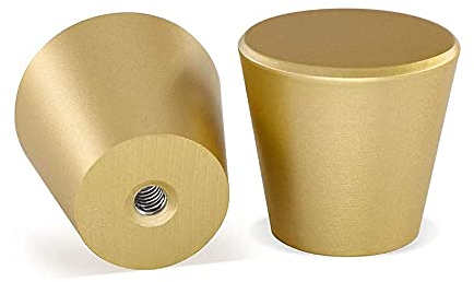 goldenwarm 10 Stück Möbelknöpfe Gold Schubladenknöpfe Möbelgriffe Gold Griffe Möbel Gold Möbelknöpfe Vintage Schrank Knöpfe Kommode Schrankknöpfe Kinder