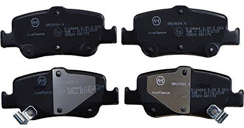 AutoMentum AM24664.4 Bremsbelagsatz 4-teilig für TOYOTA COROLLA (_E15_) 2006-2012 Hinterachse und andere Fahrzeuge