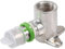 COMAP Applique murale métallique à sertir femelle pour tubes multicouche - 16x2-1/2-H40 - Raccord MultiSkin - 7473GW1612