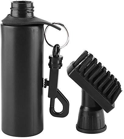 Golf Club Bürste, Golf Reinigungswerkzeug Kit, Golf Cleaning Club Bürste Professionelle Golf Club Reinigungsbürste Wasserspender Reiniger, Schwarz