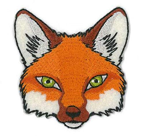 Kleiber Fuchs Kopf - Aufnäher/Iron On Patch/Aufbügler/Applikation