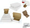 BBP Express Large Letter White/Brown Corrugated Cardboard Mailer Box For Shipping Gift Items (C4 /A4 / 14x10x1 / 349x249x24mm, White, 10)