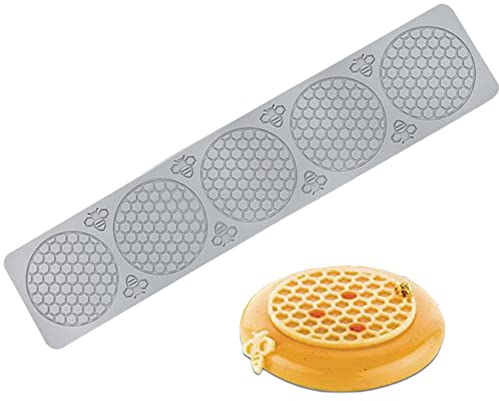 DUBENS Moule à fondant en silicone en forme d'abeille, moule en forme de ruche d'abeille, moule à gâteau, chocolat, bonbons, décoration, outils de décoration pour sucre, argile polymère, bricolage,
