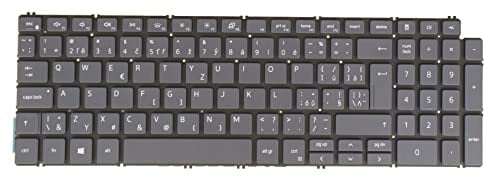 Czech Slovak Keyboard for Dell Inspiron 5584 5590 5593 5594 5598 7590 7591 7791 04KFWR Backlit Black No Frame