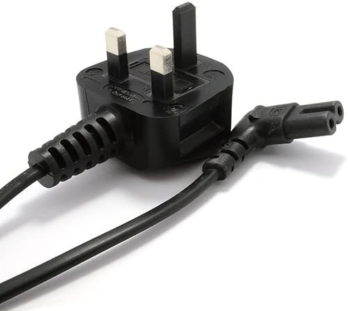 Mr Gadget's Solutions Right Angle 2M Long Mains Power Cable Compatible WIth Samsung LED Flat TV