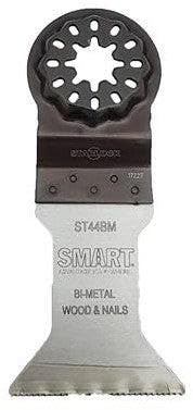 SMART 44mm Bi-Metall Holz- und Nagelklingen Set - 10+2 Pack - Professional Series - Starlock PassungE - Hohe Qualität - Schnelles und präzises Schneiden